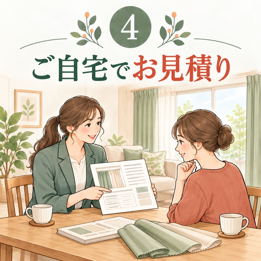 STEP4 ご自宅でお見積り